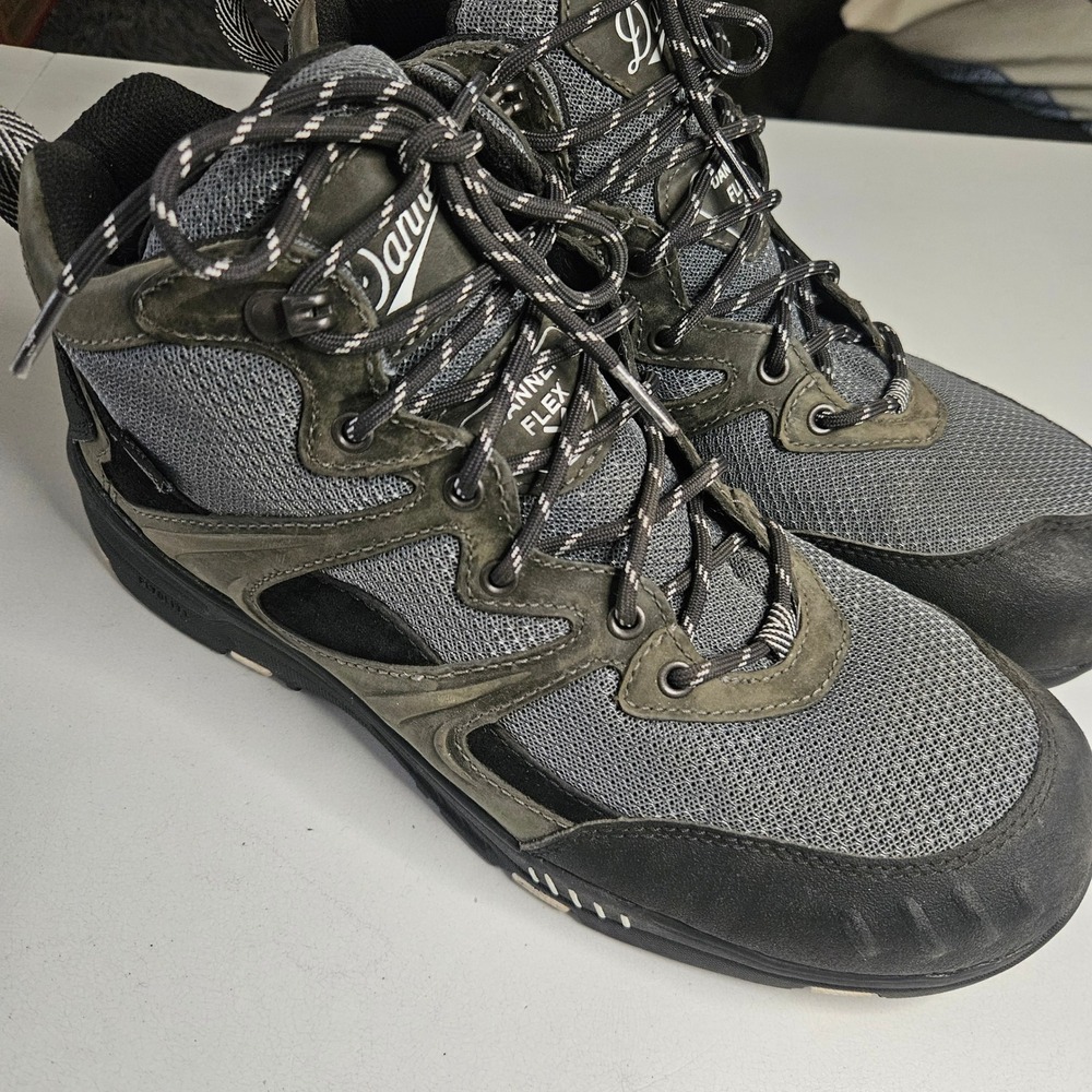 Danner Springfield 4.5 Gray White NMT Waterproof Work Boots Mens 11‎ 12252 EH